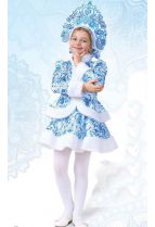 Детский костюм Снегурочки Гжель