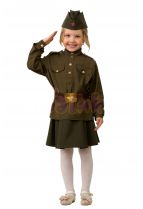 Детский костюм солдатки