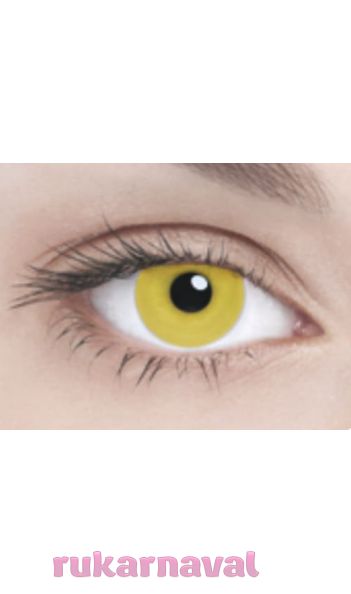 Линзы Solid Yellow