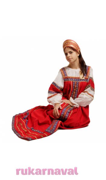 Красный сарафан Забава